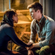 Candice Patton, Grant Gustin (Photo: Dan Power/The CW)